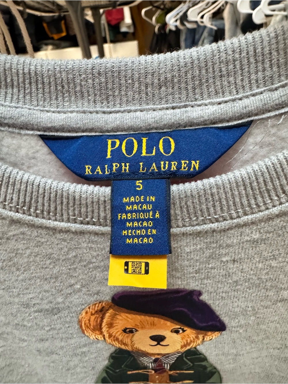 Polo by Ralph Lauren Heather Gray Crewneck Sweatshirt